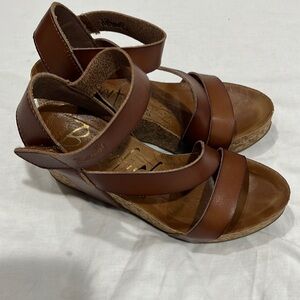 Blowfish Brown Wedges Size 8 1/2